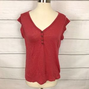 Loft shirt linen old rose size M